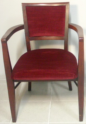 Mahogany armchair. 1950's.